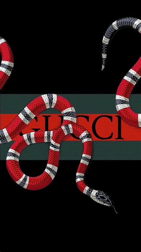 gucci red snake wallpaper iphone x